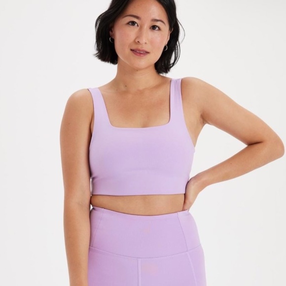 girlfriend collective Other - GIRLFRIEND COLLECTIVE Tommy Sports Bra in Lilac Limited Edition NWOT